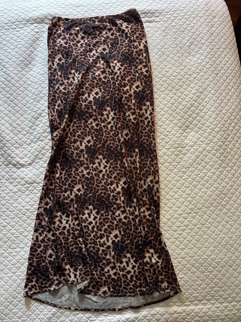 Princess Polly Leopard Print Maxi Skirt in Brown & Black